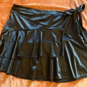 Forever 21 black silk scarves